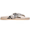Zelli Rena Sueded Goatskin and Embossed Python Leather Slide