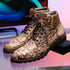 Marco Di Milano Renzo Stone Brown Leather Shoes