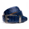 Marco_Di_Milano Riccardo Belt Blue Jeans Leather Loafer
