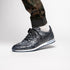 Zelli Rio Genuine Ostrich Quill Sneakers in Faded Black