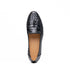 Zelli Riviera Woven Calfskin Tassel Loafers in Black