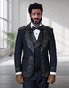 Statement Men's 3 Piece Tuxedo - Colorful Rhinestone Design