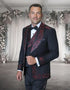 Statement Men's 3 Piece Tuxedo - Colorful Rhinestone Design