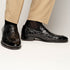 Zelli Roma Genuine Caiman Crocodile Penny Loafer in Black
