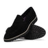 Zelli Roma Versatile Italian Suede Penny Loafers in Black