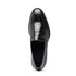 Zelli Roma Hand-Burnished Calfskin Penny Loafers in Black