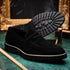 Zelli Roma Versatile Italian Suede Penny Loafers in Black