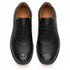 Marco Di Milano Roma Men's Shoes Black Genuine Caiman Crocodile / Woven Leather Fashion Sneakers