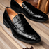 Zelli Roma Classic Penny Loafers in Genuine Black Ostrich Quill