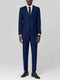 Mens Two Button Royal Blue Birdseye Suit