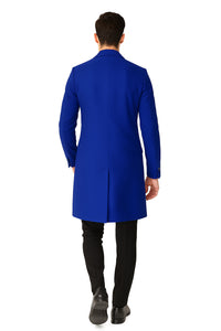 Royal Blue Peacoat - Mens Royal Blue Peacoat