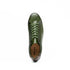 Zelli Russo Burnished Calfskin and Crocodile Luxury Sneakers in Olive