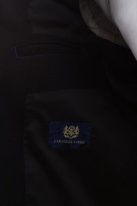 Classic Navy Blue Blazer for Men | Two-Button Poly Viscose Wool-Touch