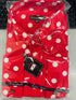 Mens Fashion Polka Dot Dress Shirt – Red White Cotton French Cuff Design