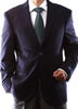 Classic Navy Blue Blazer for Men | Two-Button Poly Viscose Wool-Touch