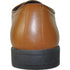 Bravo Mens Classic Plain Toe Oxford Dress Shoe in Light Brown