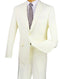 (Limited Sizes) Slim Fit 2 Piece Ivory Suit