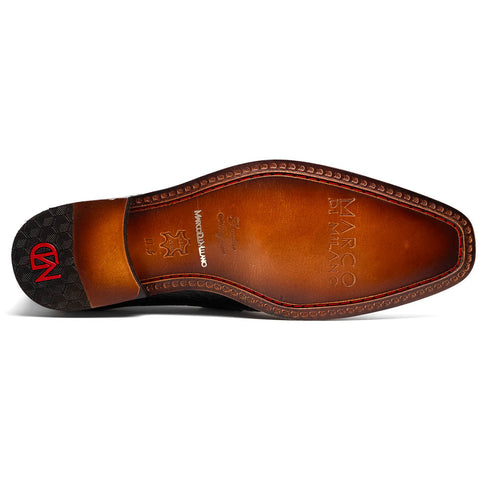 Marco Di Milano Salvatore Black Ostrich Penny Loafer