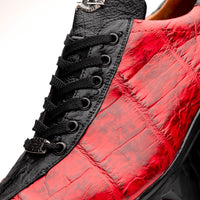 Marco Di Milano Saulo Black Cherry Leather Dress Shoe