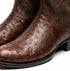 Marco Di Milano Savannah Kango Tabae Ostrich Quill Round Toe Cowboy Boots