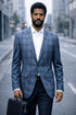 Indigo Blazer Mens Sport Coat