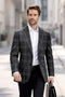 Black Blazer Mens Sport Coat