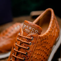 Marco Di Milano Scanno: Antique Cognac Leather Dress Shoe