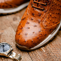 Marco Di Milano Scanno: Antique Cognac Leather Dress Shoe