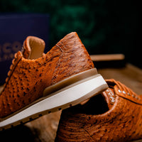 Marco Di Milano Scanno: Antique Cognac Leather Dress Shoe