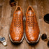 Marco Di Milano Scanno: Antique Cognac Leather Dress Shoe