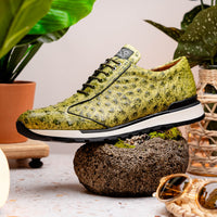 Marco Di Milano Scanno Antique Green Leather Shoe