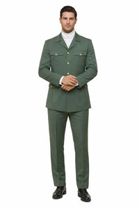 Seersucker Suit Peak Lapel Suit in Color "Mint Green " - Summer Fabric Tone on Tone Shadow Stripe By Rossiman