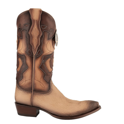 King Exotic Men's Shark Snip Toe Western Boots