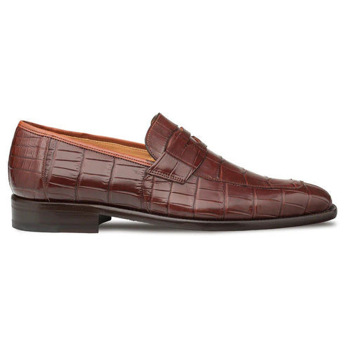 Mezlan Shoes Loafer - Mezlan Alligator Shoes - Mezlan Alligator Dress Shoes  On Sale