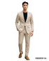 Stacy Adams Men's 2 Piece Modern Fit Suit - Solid Colors
