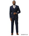 Stacy Adams Men's 3 Piece Hybrid Fit Suit - Tattersall Pattern