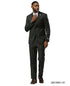 Stacy Adams Men's 3 Piece Hybrid Fit Suit - Glen Plaid