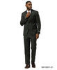 Stacy Adams Men's 3 Piece Hybrid Fit Suit - Glen Plaid