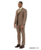 Stacy Adams Men's 3 Piece Hybrid Fit Suit - Plaid Pattern