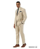 Stacy Adams Men's 2 Piece Windowpane Hybrid Fit Suit - Double Breasted
