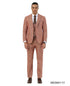 Stacy Adams Men's 3 Piece Hybrid Fit Suit - Textured Windowpane