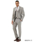 Stacy Adams Men's 3 Piece Hybrid Fit Suit - Textured Glen Check