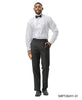 Stacy Adams Men's Hybrid Fit Tuxedo Pants - Side Satin Strip