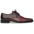 Mezlan Soka Calfskin & Deerskin Cap Toe Shoes Burgundy (15089)