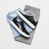 Zelli Spettacolare Calfskin & Suede Slip-On Sneakers in Black