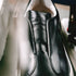 Zelli Spettacolare Calfskin & Suede Slip-On Sneakers in Black