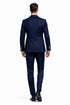 Statement Men's Outlet 100% Wool 2 Piece Suit - Wide Peak Lapel