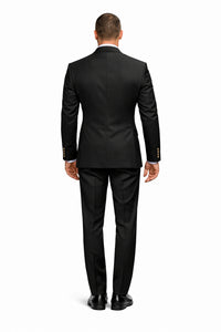 Statement Men's Outlet 100% Wool 2 Piece Suit - Wide Peak Lapel