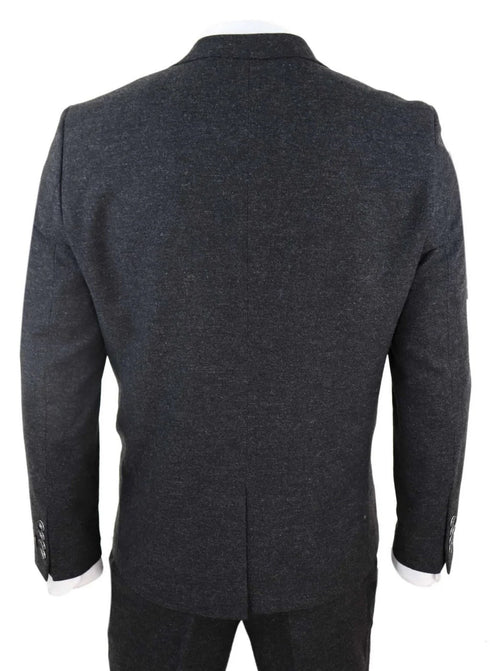 Mens Black 1920s Vintage Suit – Classic Peaky Blinders Inspired Style