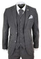 Classic Grey Wool Suit for Men – Sharp Tailored Formal Ensemble